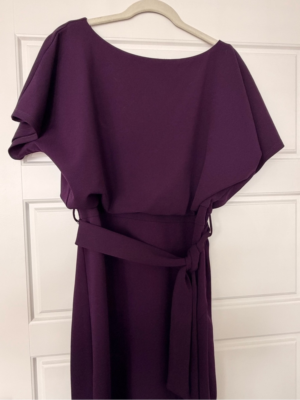 Kensie Deep Plum Midi Dress